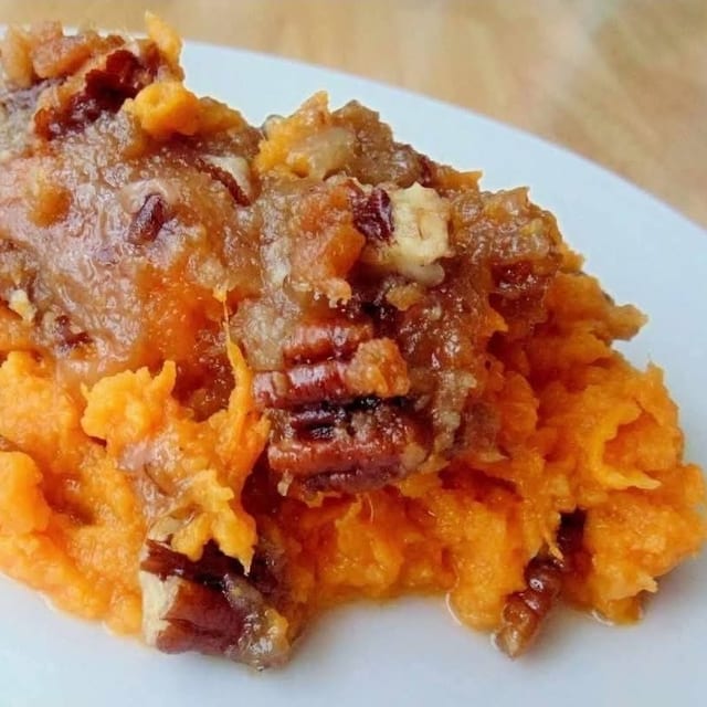 Sweet Potato Crumble.