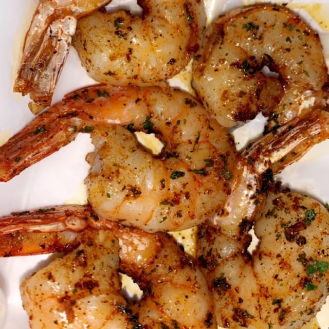 Grilled Shrimp Dinner.