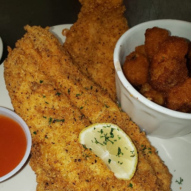Fried Fish & Shrimp Duo.