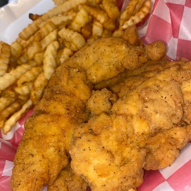 Chicken Tenders Dinner.