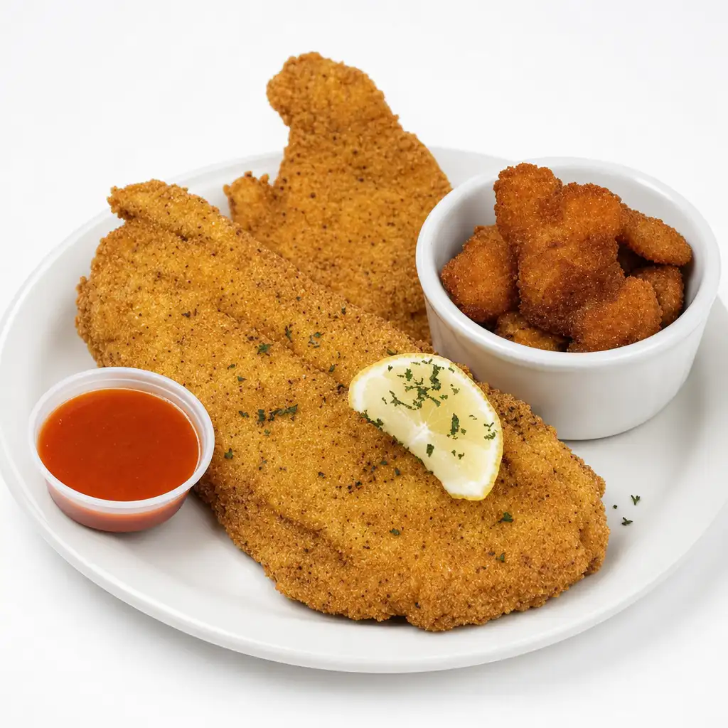 Fried Fish & Shrimp Duo.