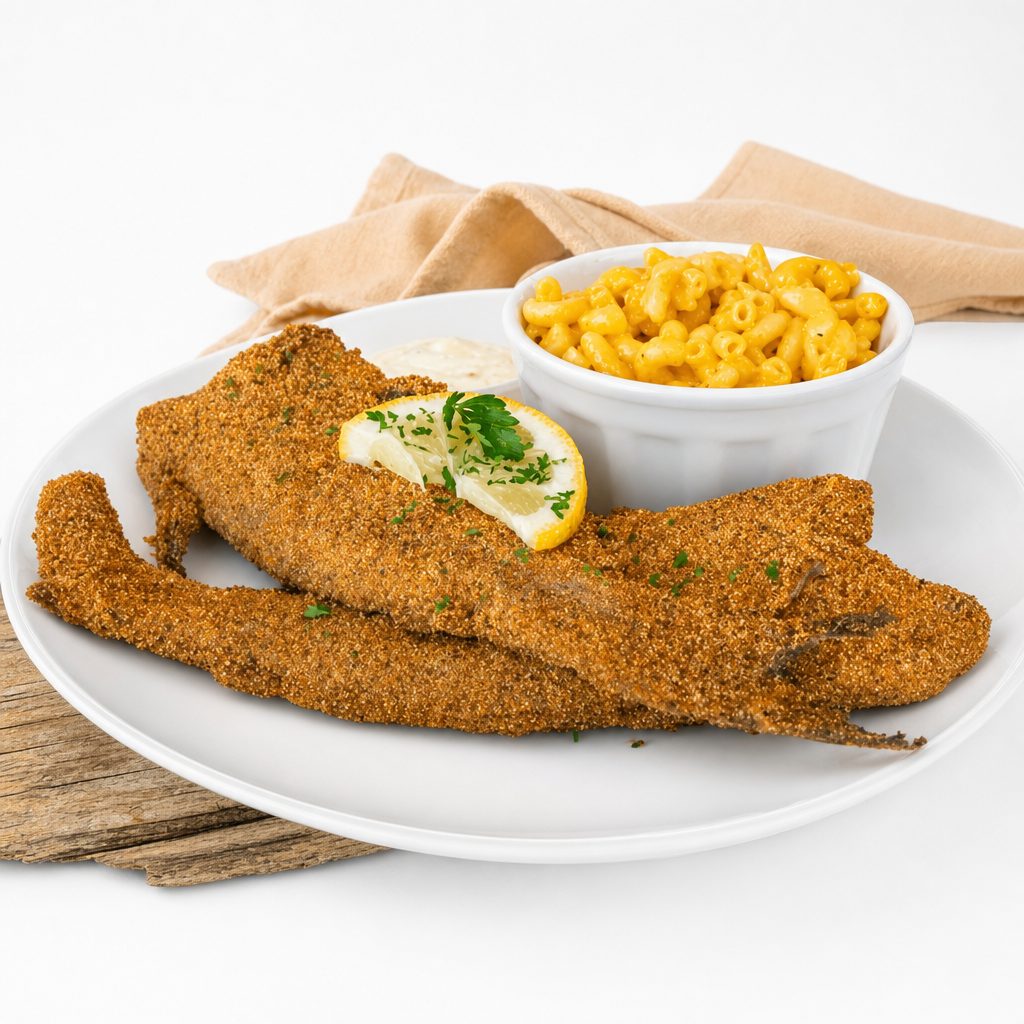 Fried Catfish *** FIDDLERS ***Dinner (BONE IN Fried Only, 2pc).
