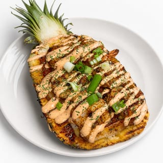 Sweet Chili Shrimp Pineapple Boat