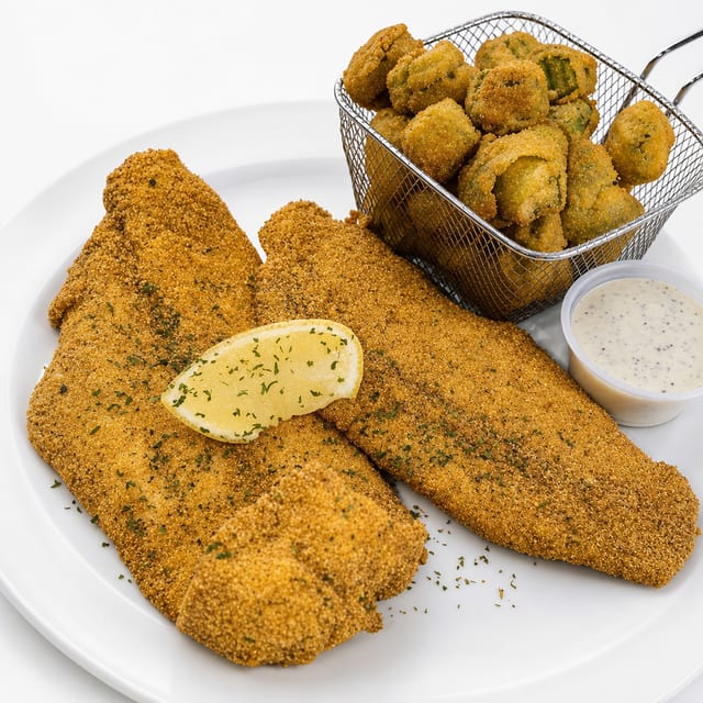Fried Catfish Fillet Dinner (Boneless, 2 Pc).