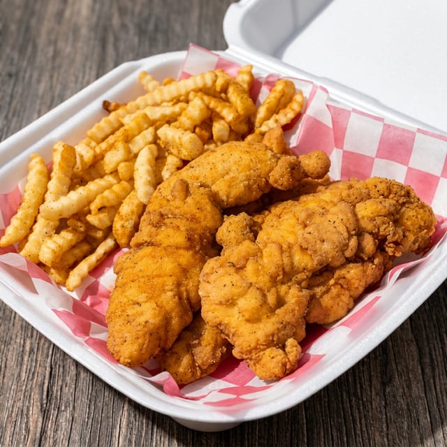 Chicken Tenders Dinner.