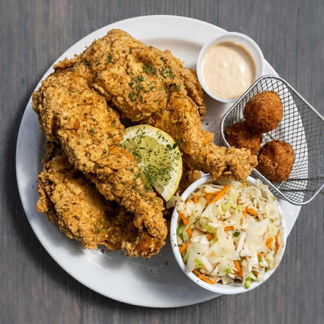 Fried Frog Legs Dinner (4 Pair).