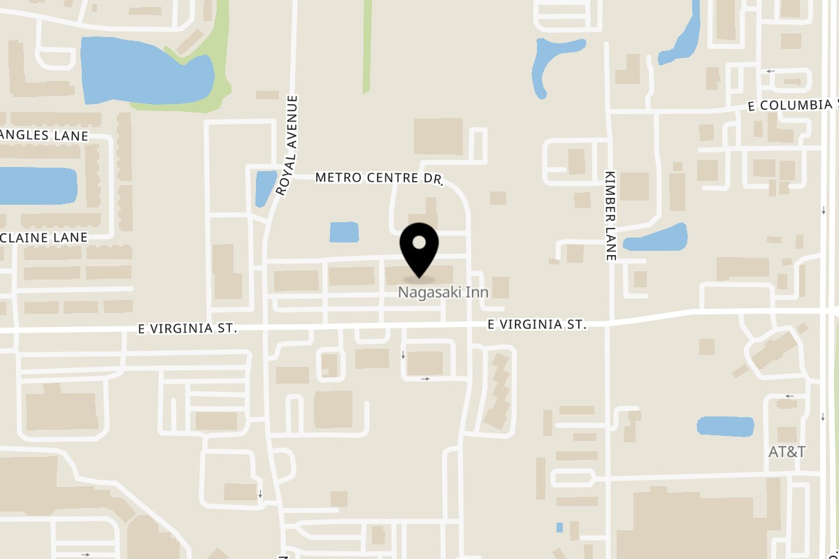 Map showing the location of Catfish Willy's Seafood & Comfort Cuisine on 5720 E Virginia St in Evansville